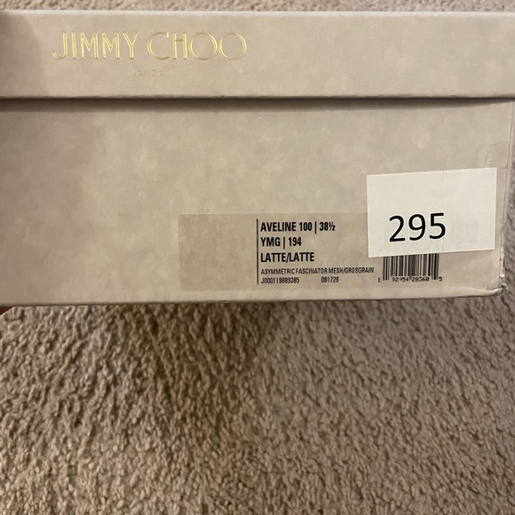 Jimmy Choo Aveline 100 Heels in Latte - Picture 5 of 16